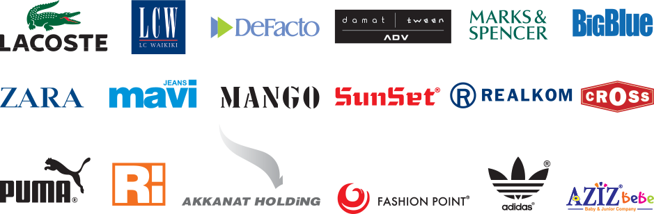 Netsan Teknoloji referans markaları: Lacoste, LCW, DeFacto, Damat Tween, Marks & Spencer, BigBlue, Zara, Mavi, Mango, Sunset, Realkom, Cross, Puma, Ri, Akkanat Holding, Fashion Point, Adidas, Aziz Bebe